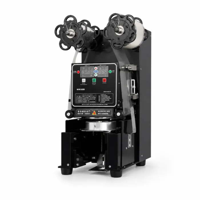 Commercial automatic cup sealing machine for bubble tea shops