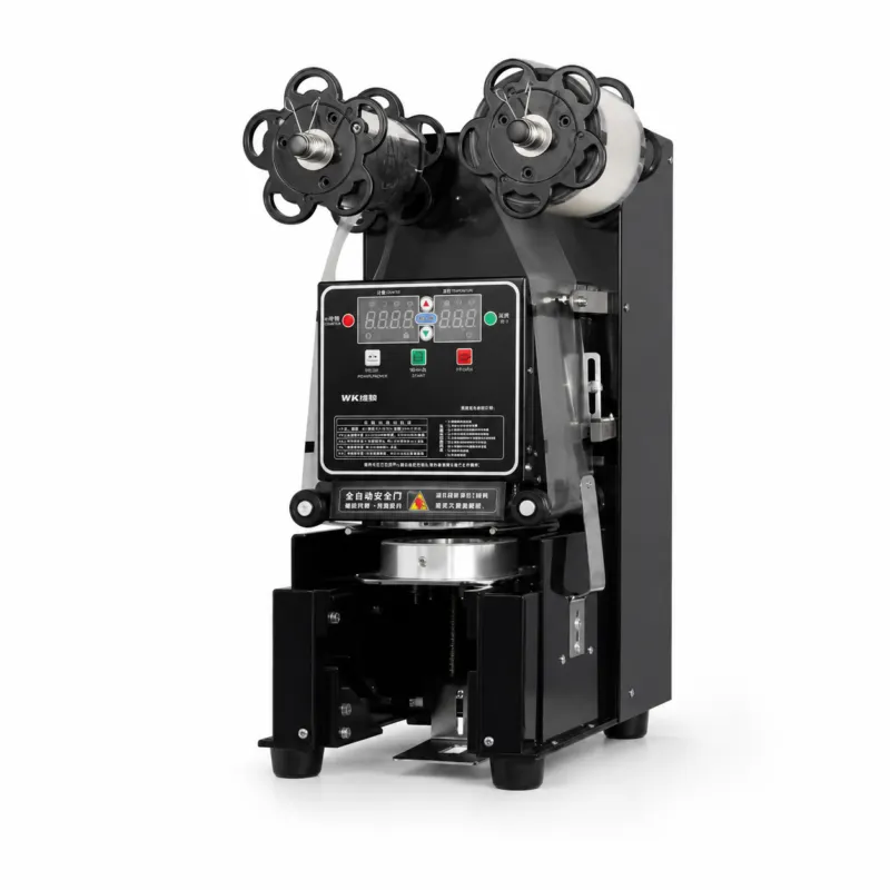 Commercial automatic cup sealing machine for bubble tea shops