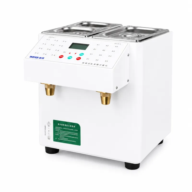 Commercial 10L dual-tank automatic fructose dispenser for milk tea shops and beverage stores