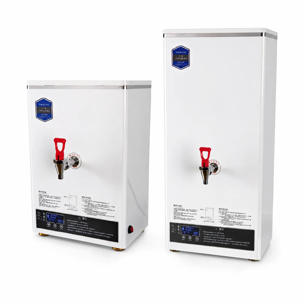 Smart commercial water boiler with 3KW heating system for milk tea and coffee shops