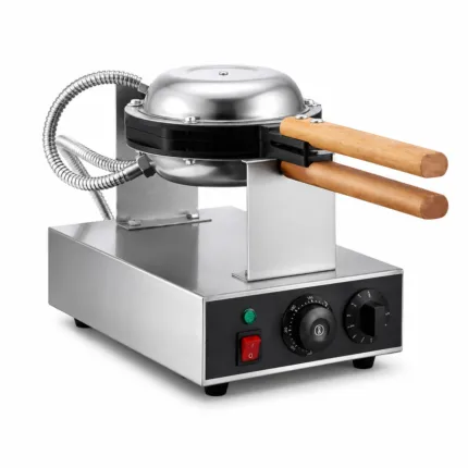 FY-6 commercial electric egg waffle maker on white background