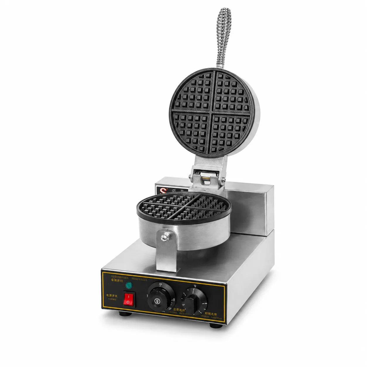 Commercial single-head round waffle maker HF-1