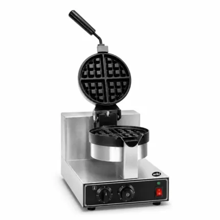 wiki Commercial Rotary Waffle Maker on white background