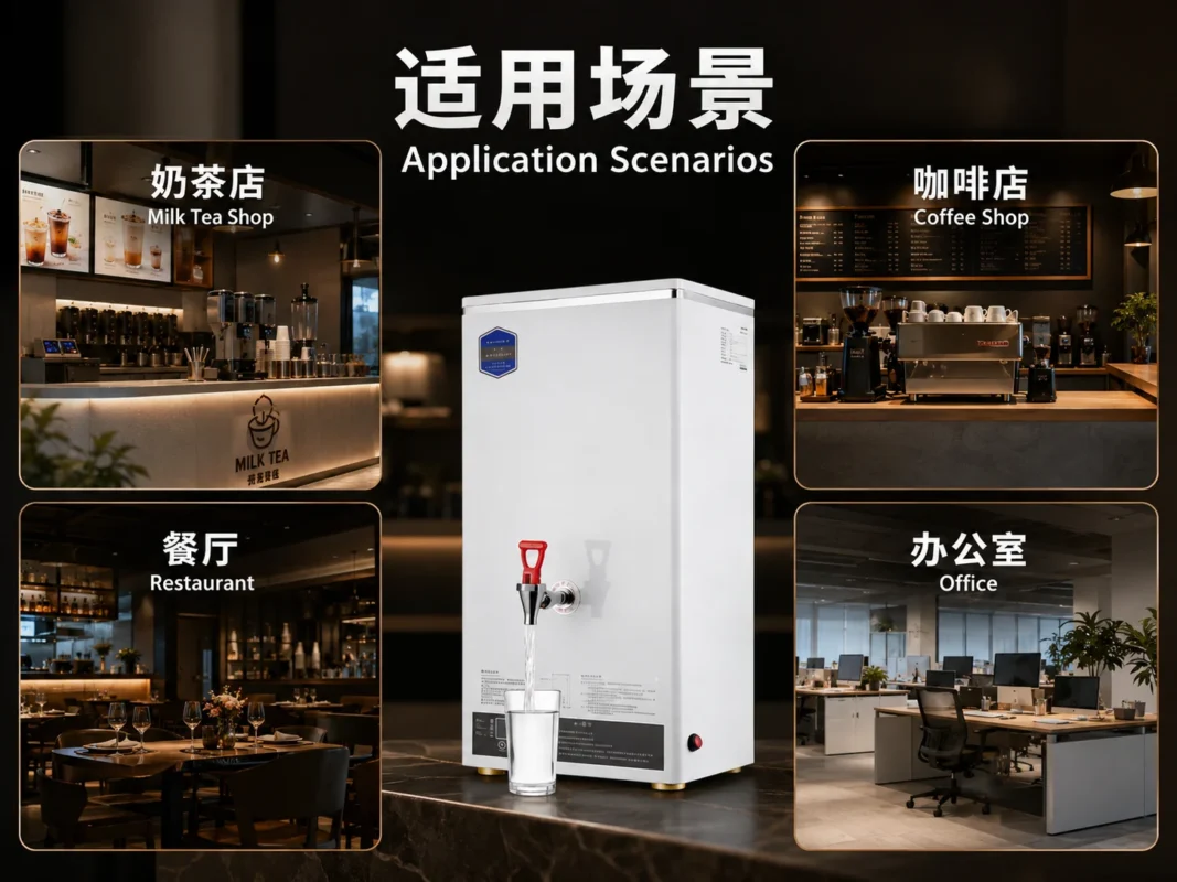 Commercial water boiler for milk tea shops coffee shops restaurants and offices